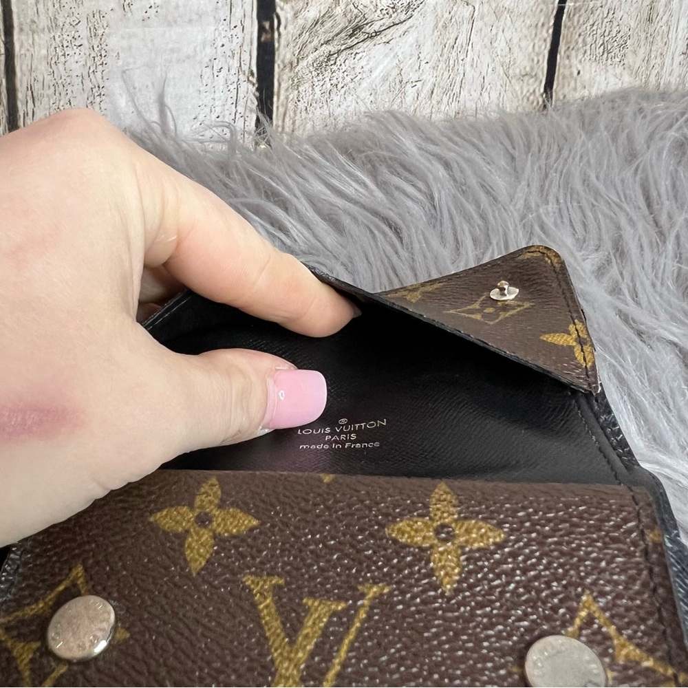 LOUIS VUITTON - monogram Macassar tri fold wallet - Picture 10 of 16